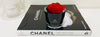 Luxury Gift Saraine preserved longlife Red rose Chanel book
